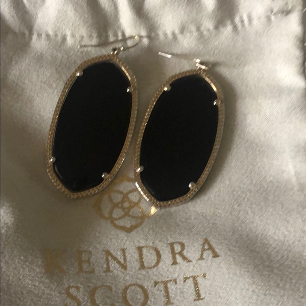 Kendra Scott Black Danielle Earrings